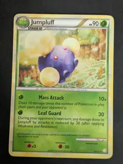 Jumpluff - 6/123 - Pokemon card Heart Gold Soul Silver HOLO Rare - LP - Image 1