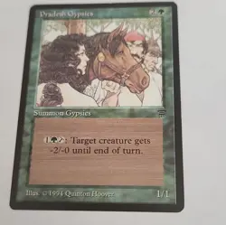 Pradesh Gypsy MTG 1994 Legends Green Creature 1/1 2G. - Image 1