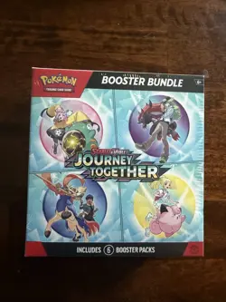 Pokemon TCG Journey Together Booster Bundle SEALED - 6 Booster Packs - Image 1