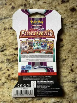 Pokemon TCG Scarlet & Violet Paldea Evolved Booster Pack Sleeved 2023 - Image 2