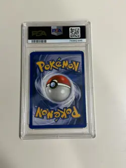 1999 POKEMON GAME BASE SET HITMONCHAN-HOLO #7 PSA 8 - Image 2