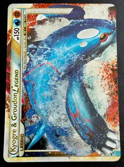 Pokemon Undaunted Kyogre & Groudon Legend 87/90 & 88/90 LP - Image 3