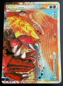 Pokemon Undaunted Kyogre & Groudon Legend 87/90 & 88/90 LP - Image 5