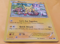 The Pokemon Company Pikachu XY95 XY Promo Holo Basic 60 HP Heavy Play English - Image 2