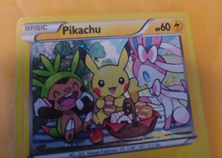 The Pokemon Company Pikachu XY95 XY Promo Holo Basic 60 HP Heavy Play English - Image 3