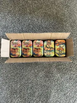 10 Empty Pokemon TCG Mini Tins - Image 1
