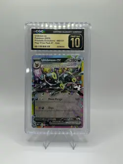 2025 Pokemon Play! Prize Pack #7 Umbreon Ex #60 Holo Stamp CGC PRISTINE 10 - Image 1