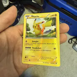 Pokemon Pikachu Secret Holo Black And White 115/114 LP/MP - Image 1