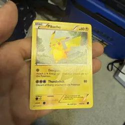 Pokemon Pikachu Secret Holo Black And White 115/114 LP/MP - Image 2