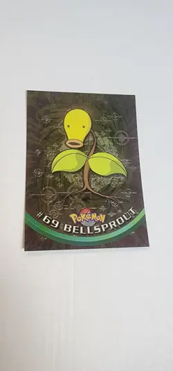 2000 Topps Chrome Pokemon Series 1 #69 Bellsprout Foil - Image 2