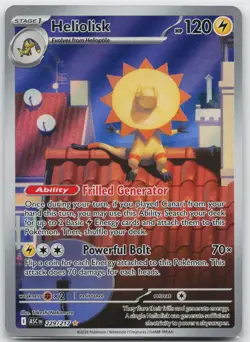 Heliolisk Illustration Rare ME: Ascended Heroes 229/217 Pokemon TCG - Image 1