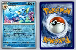 Vaporeon 022/131 Reverse Holo Rare Prismatic Evolutions Pokemon Near Mint - Image 3