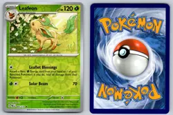 Leafeon 005/131 Reverse Holo Rare Prismatic Evolutions Pokemon Near Mint - Image 3