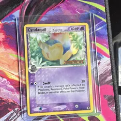 Cyndaquil 45/101 Dragon Frontiers Delta Species Reverse Holo - Image 3