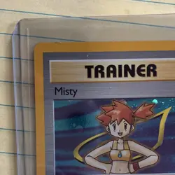 Misty 18/132 Gym Heroes 1999 Trainer Holo Rare Unlimited English Pokemon TCG - Image 3