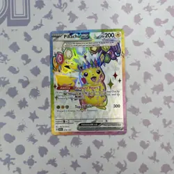 PIKACHU EX 219/191 ULTRA RARE SURGING SPARKS POKEMON NEAR MINT - Image 1