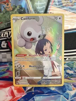 Pokemon TCG Castform Lost Origin Trainer Gallery TG11/TG30 Holo Ultra Rare NM - Image 1