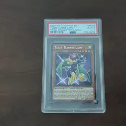 Konami Yu-Gi-Oh! Toon Harpie Lady Toon Chaos TOCH-EN002 CR 1st Ed PSA 8 - Image 3
