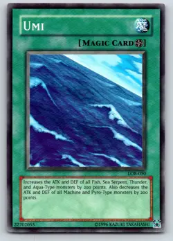 Umi LOB-050 The Legend of Blue Eyes White Dragon Yu-Gi-Oh NM - Image 1