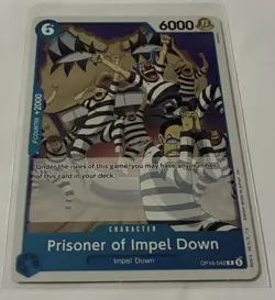 Prisoner of Impel Down | OP16-042 R | One Piece | The Time of Battle | Foil | NM - Image 1