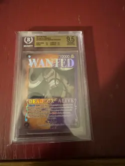 One Piece 2023 Kaido ST04-003 Wanted SP Parallel SR Pillars of Strength BGS 9.5 - Image 1