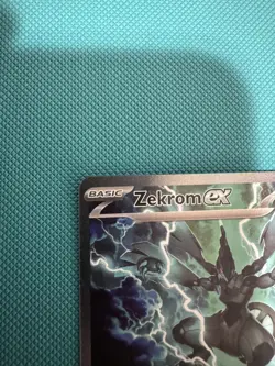Pokemon TCG Zekrom EX Black Bolt Special Illustration Card #166/086 SV - Image 4