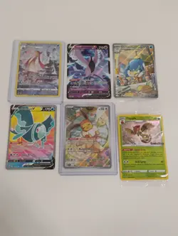 Pokemon Sealed GameStop Promo/Quaxwell Illustration Rare/Full Art Holo Cards - Image 1
