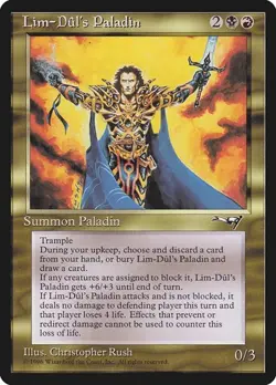 Lim-Dul's Paladin MTG NM Alliances - Image 1