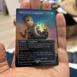 MTG Magic the Gathering Secret Lair x Marvel NM Foil Masterwork of Ingenuity - Image 1