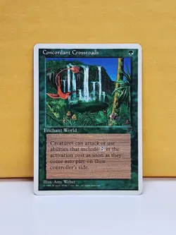 1x Concordant Crossroads, LP (see photos), CHR, Magic: the Gathering, MtG - Image 1