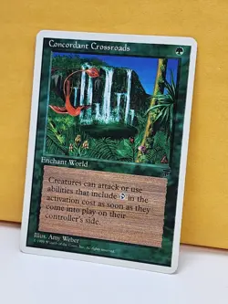 1x Concordant Crossroads, LP (see photos), CHR, Magic: the Gathering, MtG - Image 2