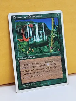 1x Concordant Crossroads, LP (see photos), CHR, Magic: the Gathering, MtG - Image 3