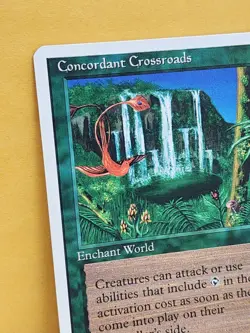1x Concordant Crossroads, LP (see photos), CHR, Magic: the Gathering, MtG - Image 5