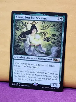 1x Azusa, Lost but Seeking, NM, Core Set 2021 (M21), Magic: the Gathering, MtG - Image 2