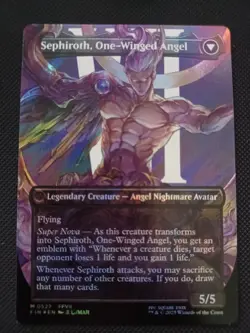 FINAL FANTASY Sephiroth, Fabled SOLDIER (Borderless) (Surge Foil) #527 - Image 2