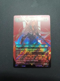 FINAL FANTASY Sephiroth, Fabled SOLDIER (Borderless) (Surge Foil) #527 - Image 4
