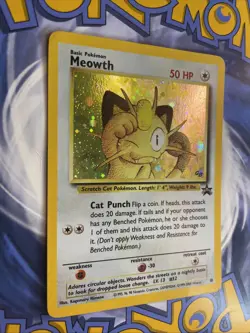 Meowth 10/53 - Black Star Promo - WOTC - Holo - Pokemon TCG - MP+ - Image 2