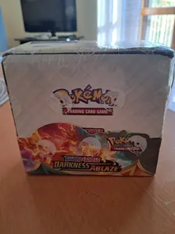 Pokemon TCG Sword And Shield Darkness Ablaze Booster Box - 36 Boosters - Image 1