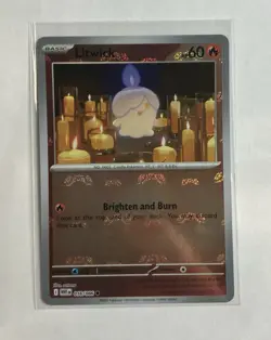 Pokemon Litwick - 016/086 - Masterball Holo - NM - White Flare - Image 1