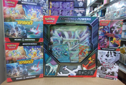 POKEMON COMBINED POWERS BOX + DESTINED + (2) SURGING + WHITE FLARE BUNDLE BOXES - Image 1