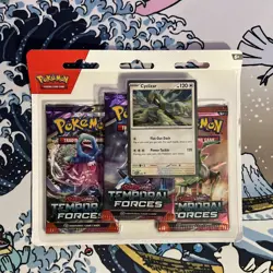Pokemon TCG: Temporal Forces 3 Pack Blister-Scarlet & Violet- Brand New & Sealed - Image 1