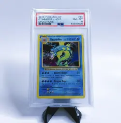 2016 Pokemon XY Gyarados Foil Evolutions #34 Psa 8 - Image 1