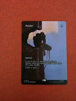 Wizards of the Coast MTG Ponder MARVEL M 0013 Sorcery Blue U EN 2025 - Image 2