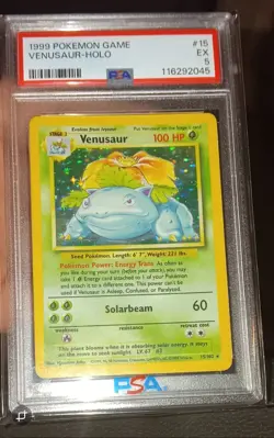 1999 Baseset Pokemon TCG Charizard Holo 1999 Blastoise Holo 1999 Venusaur Holo - Image 4