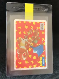 Pokemon Japanese Topsun Charizard 006 #6 Checkered Prism Holo Foil トッフサン リサートン - Image 1