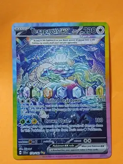 Pokemon Stellar Crown Terapagos ex 170/142 Special Illustration Rare - Image 1