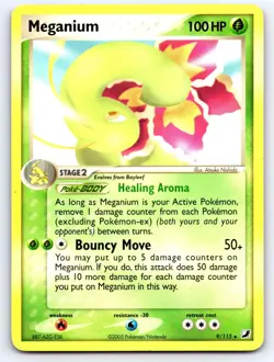 Meganium (EX Unseen Forces) 9/115 Rare Deck Exclusives Pokemon Lightly Played - Image 1