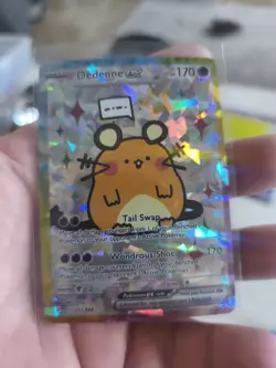 Pokemon CCG Dedenne EX Custom CCG Karte In Top Zustand Pokemon Custom CCG Karte - Image 1