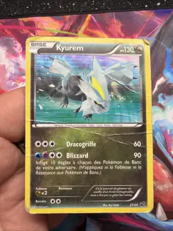 Carte Pokemon Kyurem Secrete 21/20 Noir Et Blanc Coffre Des Dragons Francais FR - Image 2