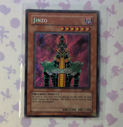 Konami Yu-Gi-Oh! TCG Jinzo Holo Effect BPT-011 English 2400 ATK - Image 1
